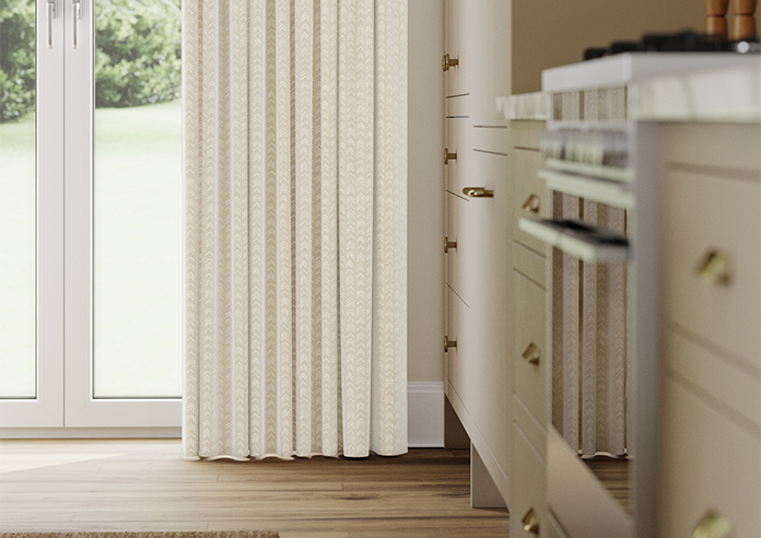 Rolling Hills Velvet, Natural - Made to Measure Curtains - Image 5